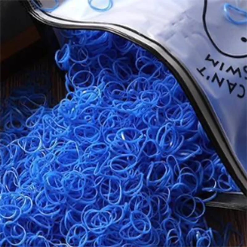 Colorful Kids Hair Ties Ponytail Bands Gentle Non Slip - Smarsty