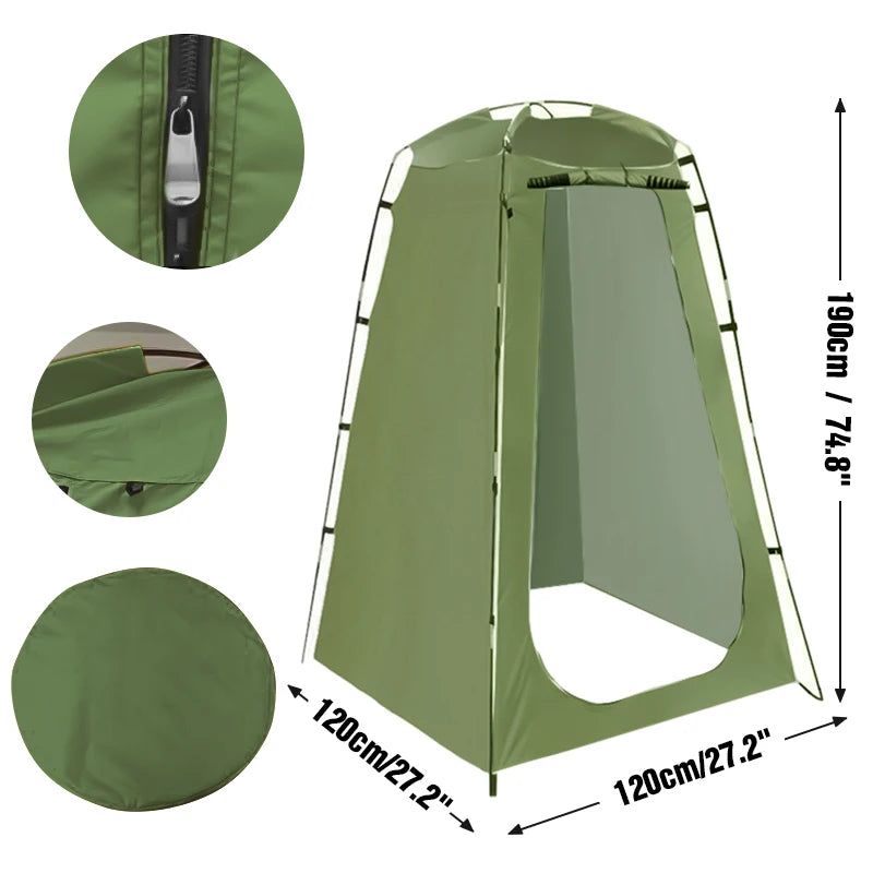 Westtune Portable Privacy Shower Tent Outdoor Waterproof Changing Room Shelter for Camping Hiking Beach Toilet Shower Bathroom by Smarsty