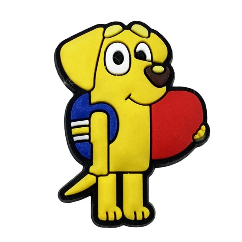 New Jibbitz Bluey Collection Shoe Charms For Clogs Diy Decorations Accessories Sandals Decorate Boy Girls Birthday Gifts - Smarsty