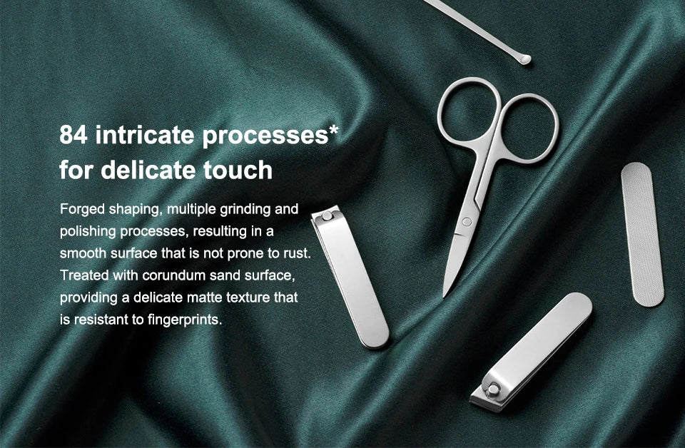 Xiaomi Mijia Portable Stainless Steel Nail Clipper Set - Smarsty
