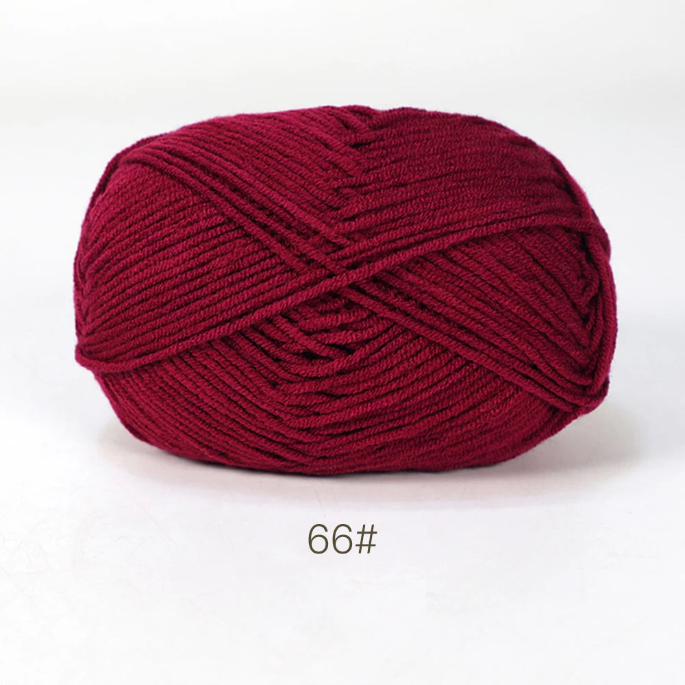 Soft Milk Cotton Yarn for Hand Knitting Projects - Smarsty