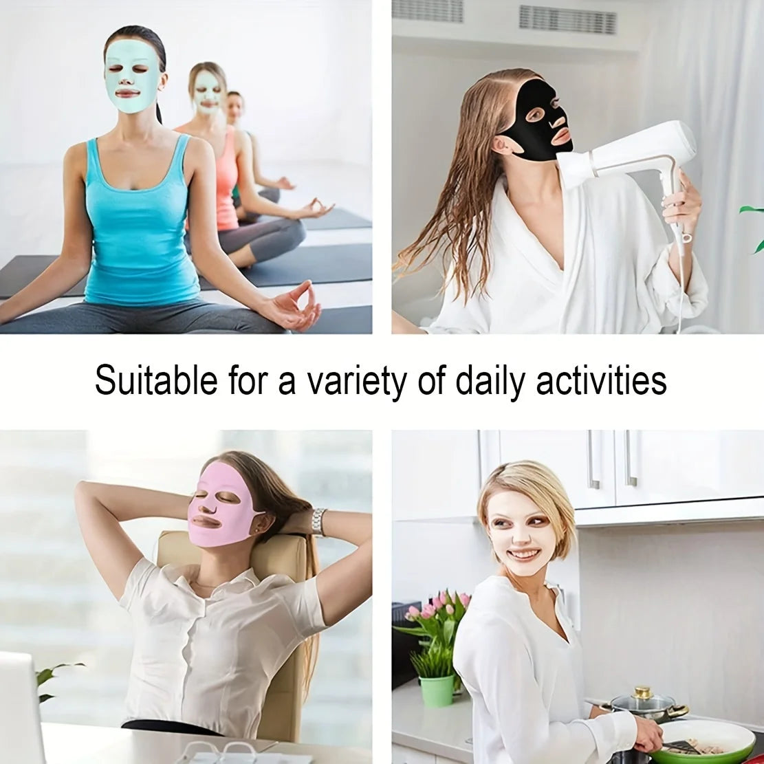 Silicone Mask Cover for Moisturizing Facial Care - Smarsty