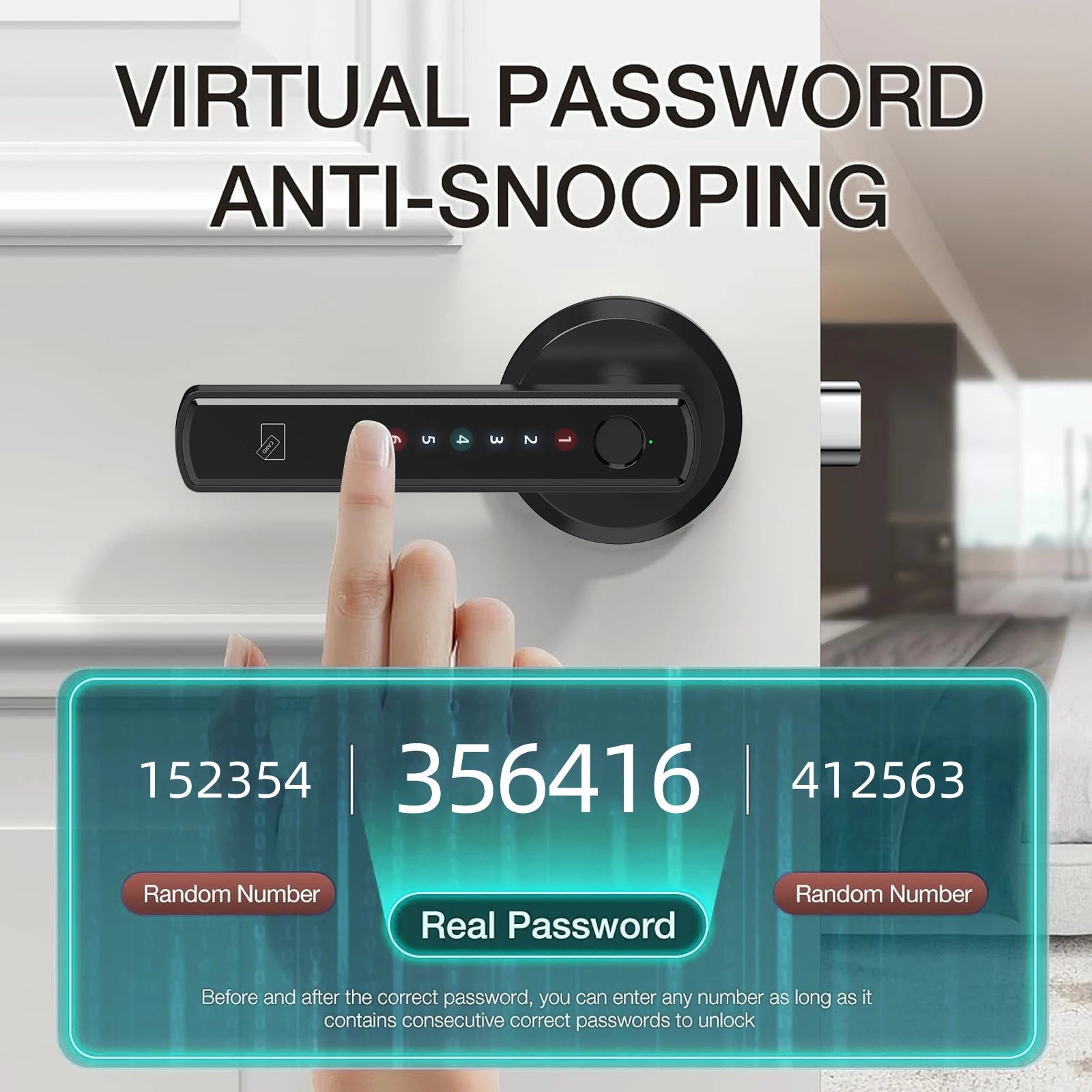 Viladepot Smart Fingerprint Door Lock with App Control - Smarsty