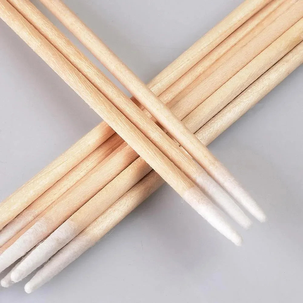Wooden Tip Cotton Swabs for Nail Polish Removal - Smarsty