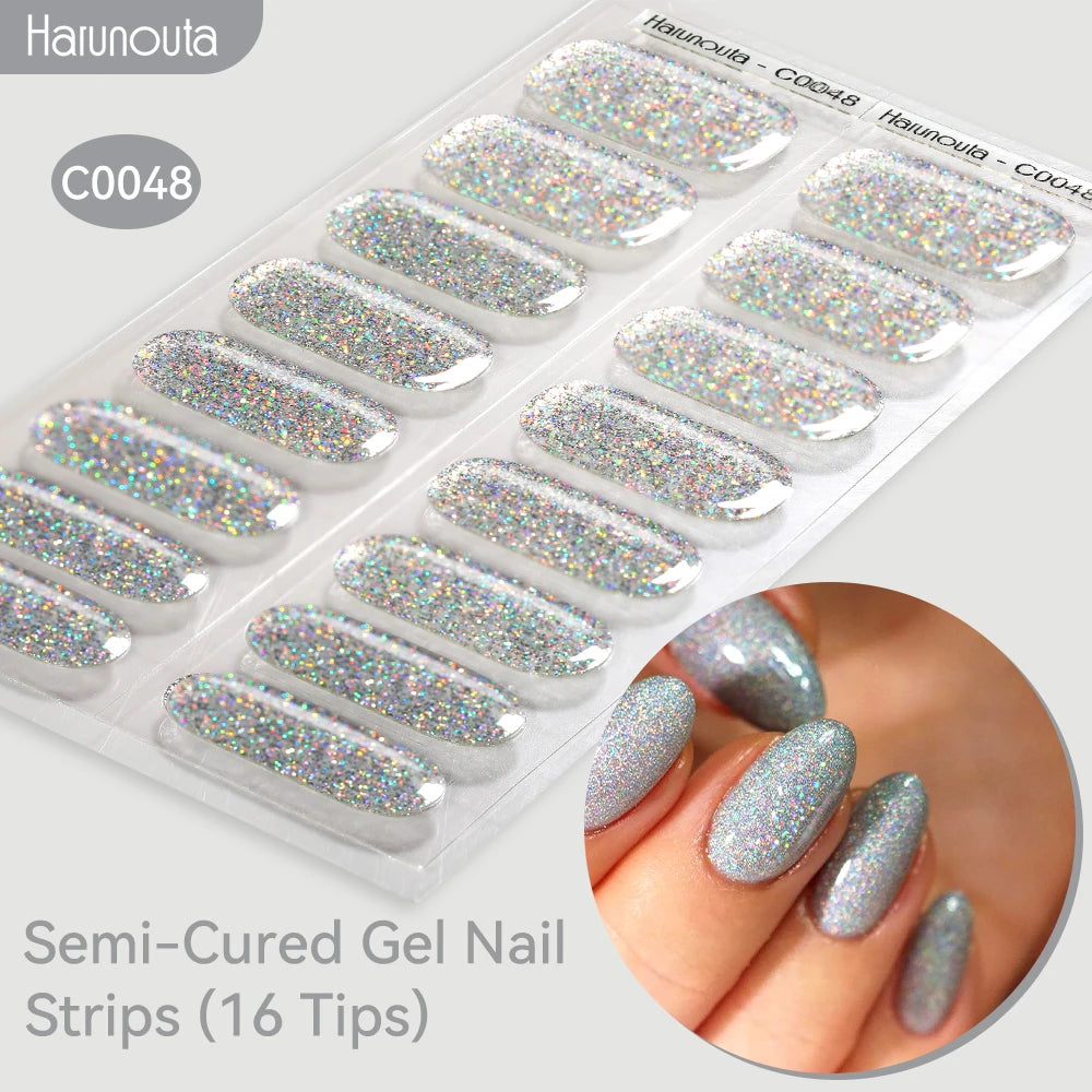 Gradient Auroras Gel Nail Strips for Easy DIY Manicure - Smarsty