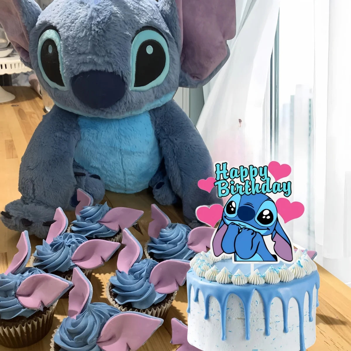 Disney Lilo and Stitch Birthday Cake Topper Decoration - Smarsty