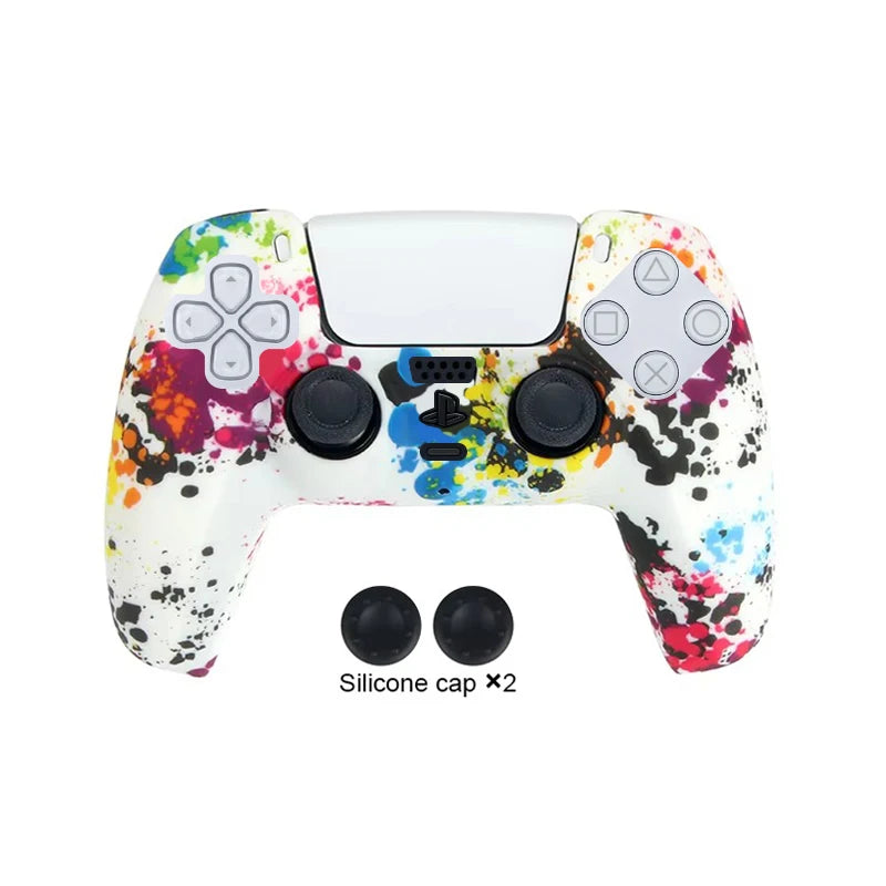 Camo Silicone Skin Cover For PS5 Controller Protection - Smarsty