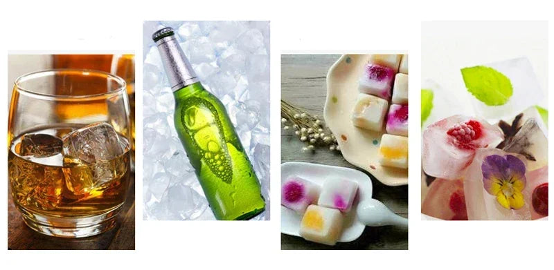 Large Food Grade Silicone Ice Cube Tray Mold - Smarsty