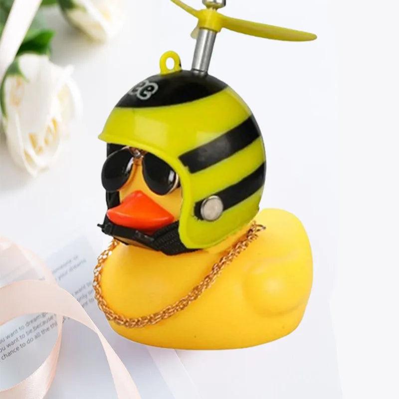 Cute Yellow Duck Helmet Car Decoration for Wind Break - Smarsty