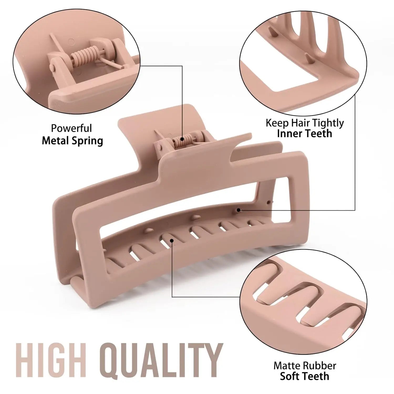 Extra Large Jumbo Claw Clips Thick Long Hair Non Slip - Smarsty