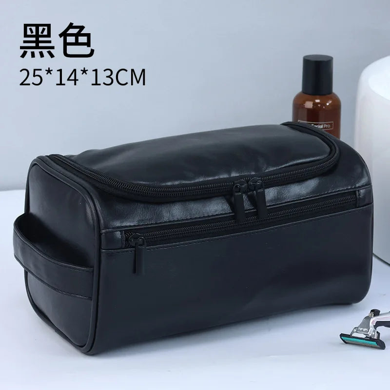 Men Luxury Toiletry Bag Travel Organizer With Hanging Hook - Smarsty