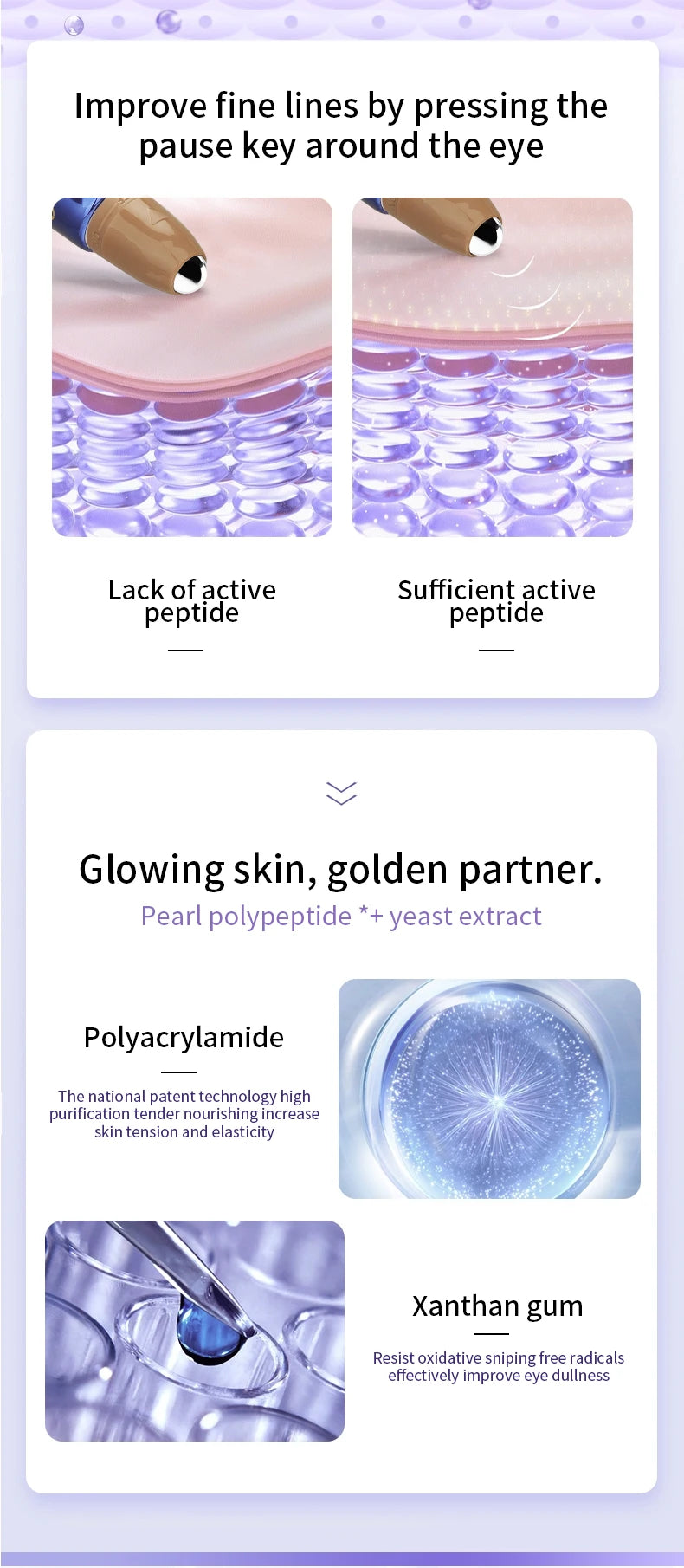 O'CHEAL Anti-Wrinkle Eye Cream With Hydrating Hyaluronic Acid - Smarsty