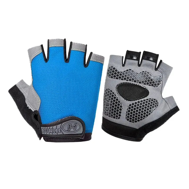Half Finger Cycling Gloves Breathable Anti Slip for Men Women - Smarsty