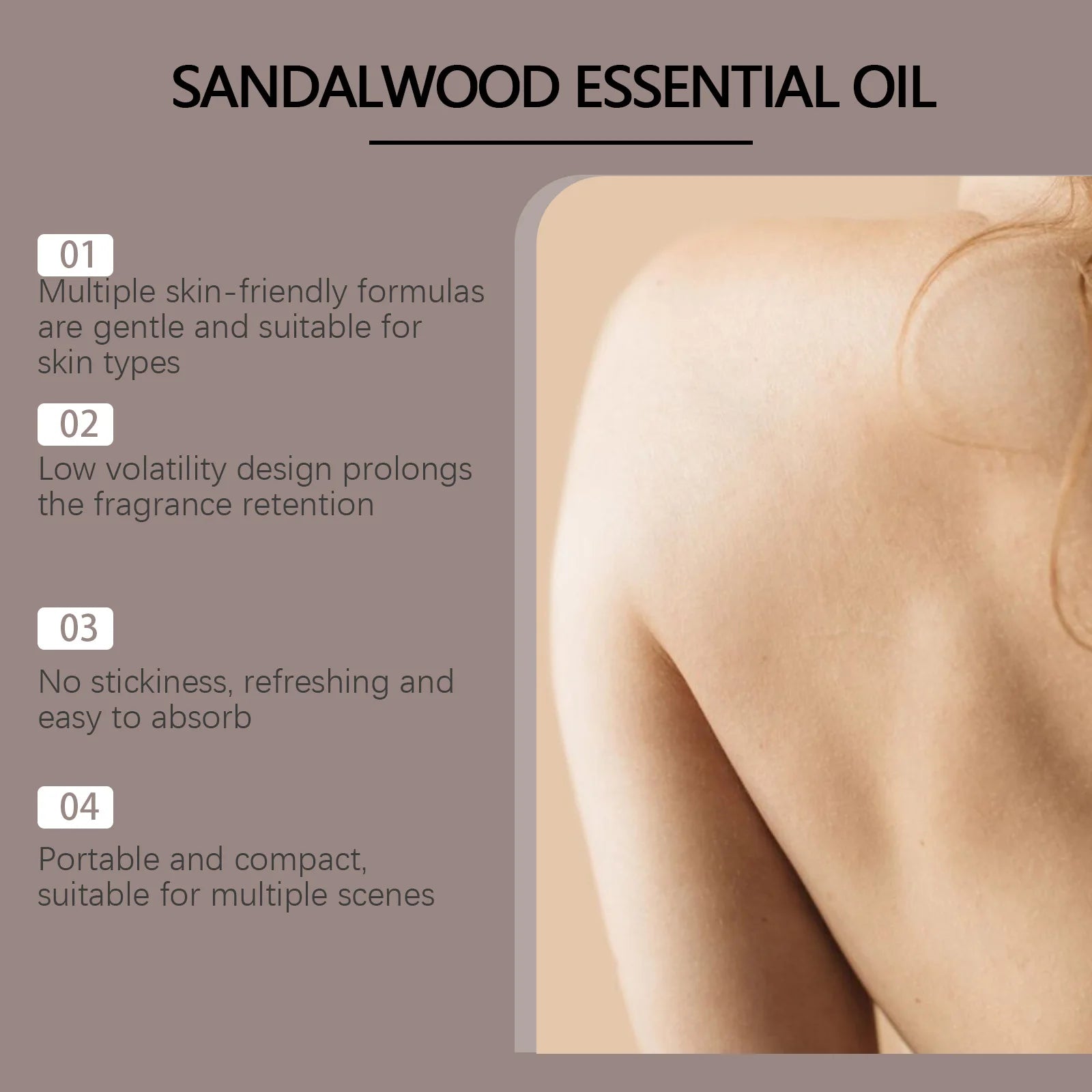 Sandalwood Essential Oil for Skin and Aromatherapy - Smarsty
