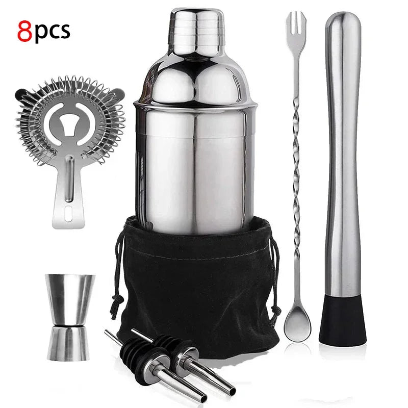 Stainless Steel Cocktail Shaker Set for Perfect Drinks - Smarsty