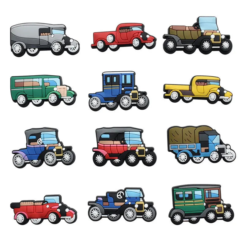 9-20pcs/set Disney Cars Truck Series for Park Shoe Charms Accessories for Classic Clog Shoe Decoration Kids Gifts