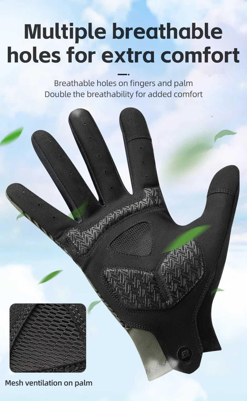 Rockbros Breathable Cycling Gloves Non Slip Touchscreen - Smarsty