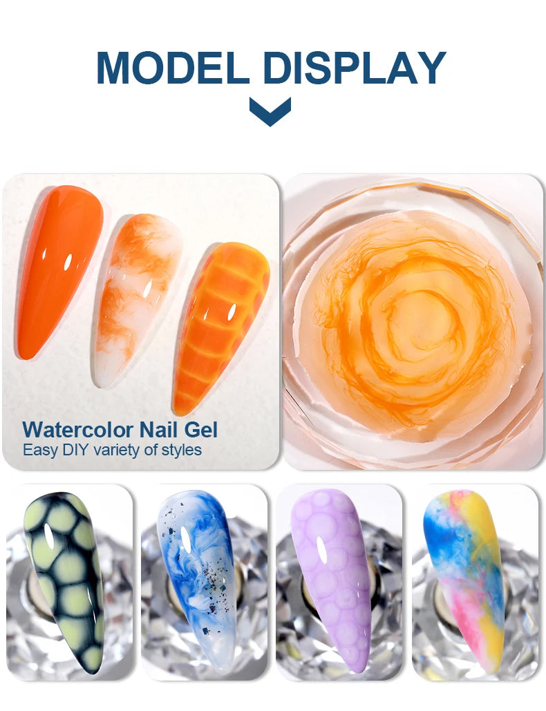 AS Clear Blooming Gel Polish for Stunning Marble Effects - Smarsty