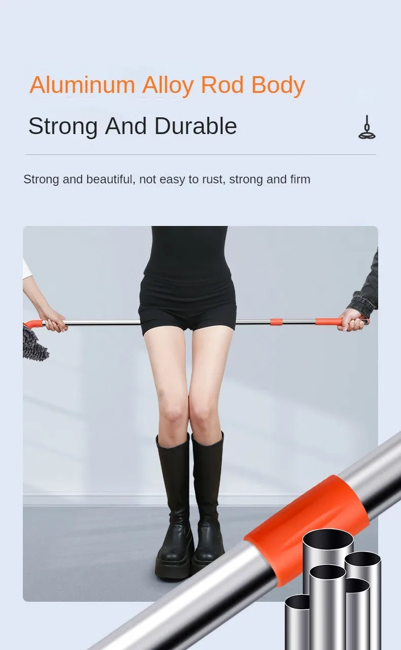 Telescopic Car Cleaning Brush Mop With Chenille Heads - Smarsty