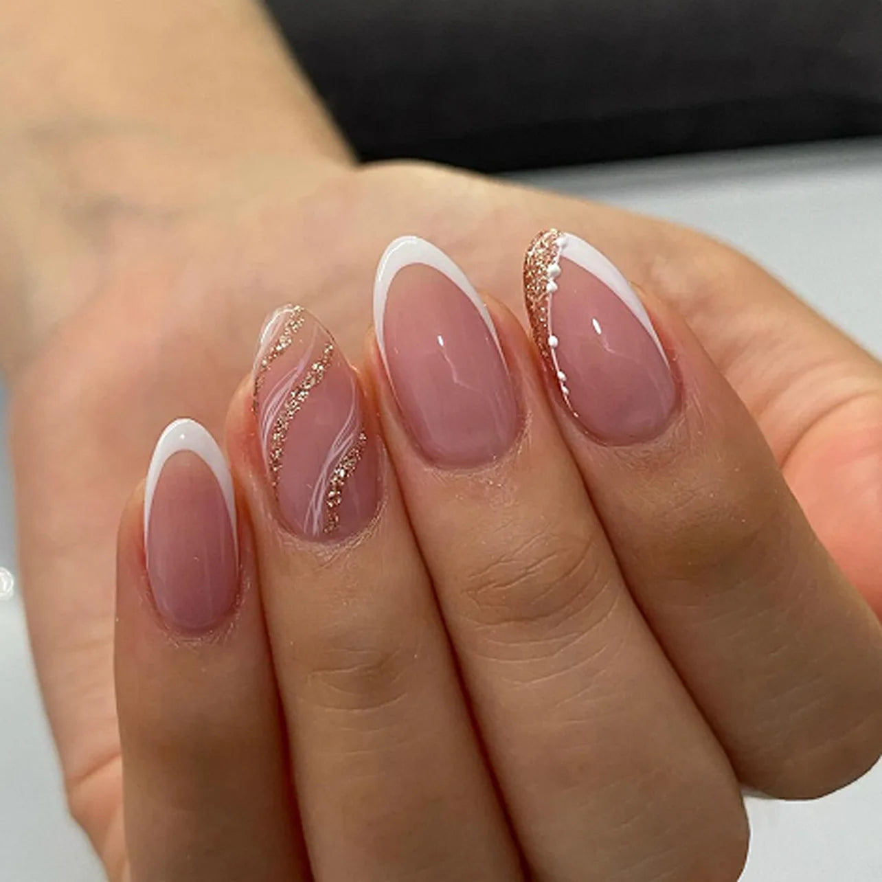 24Pcs Cute Strawberry French Press On Nails - Smarsty
