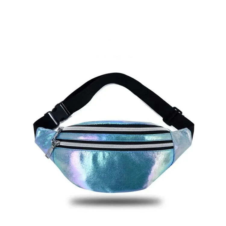 Holographic Fanny Pack Waist Bag For Travel And Beach - Smarsty