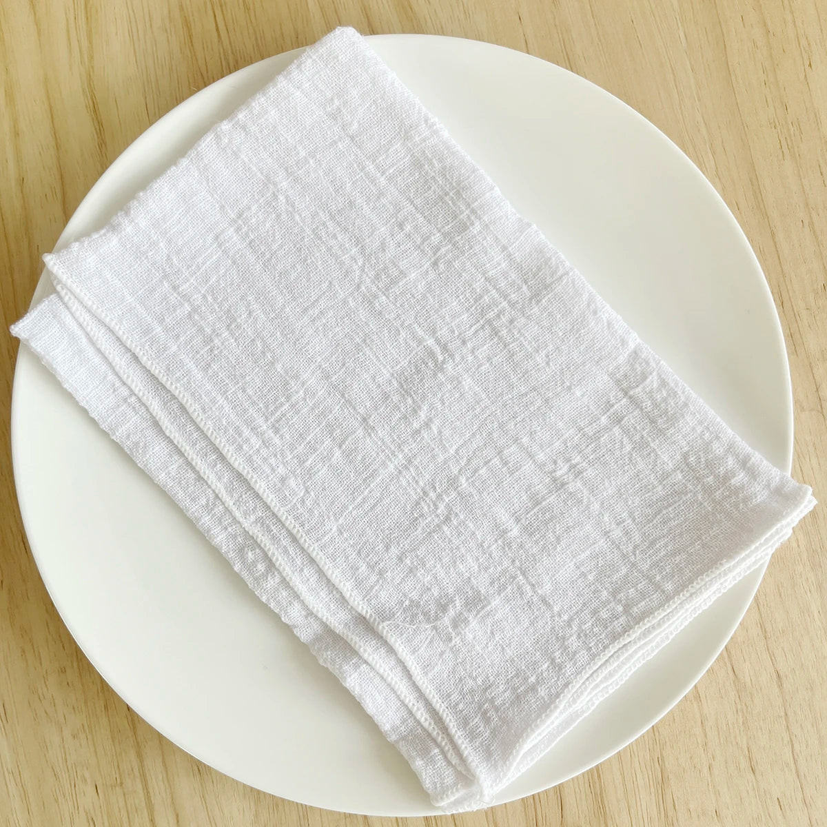 Set of 6 Cotton Dinner Napkins for Elegant Table Decor - Smarsty