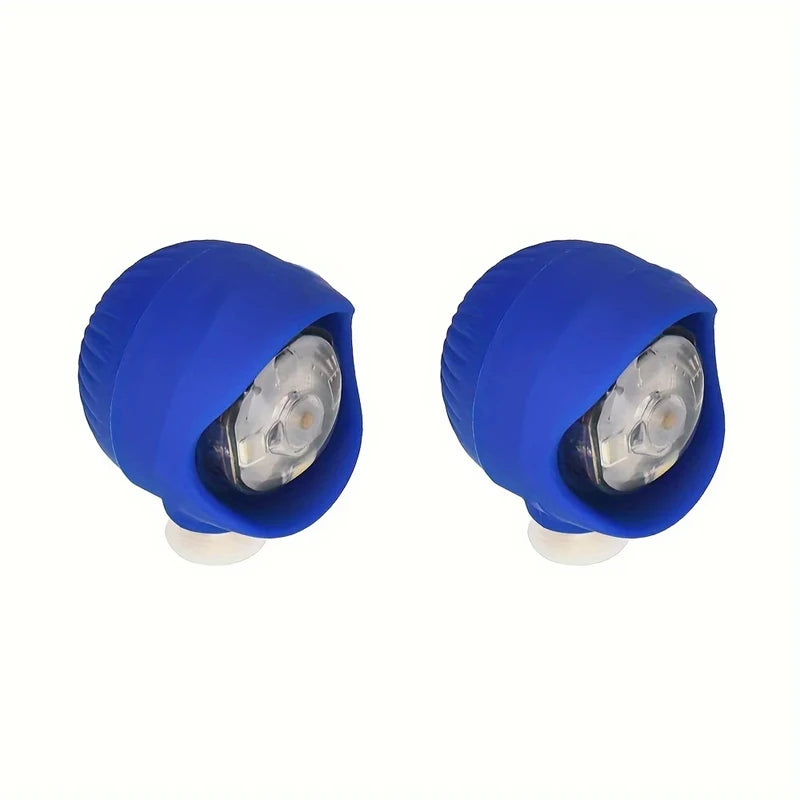 2pcs Shoe Lights PVC LED Headlight Shoe Charms Accessories for Night Rides, Walk & Dog Walks Outdoor Activities,3 Lighting Modes