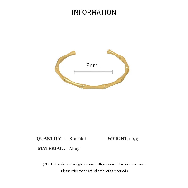 Creative Gold Cuff Bracelet for Women’s Fashion - Smarsty