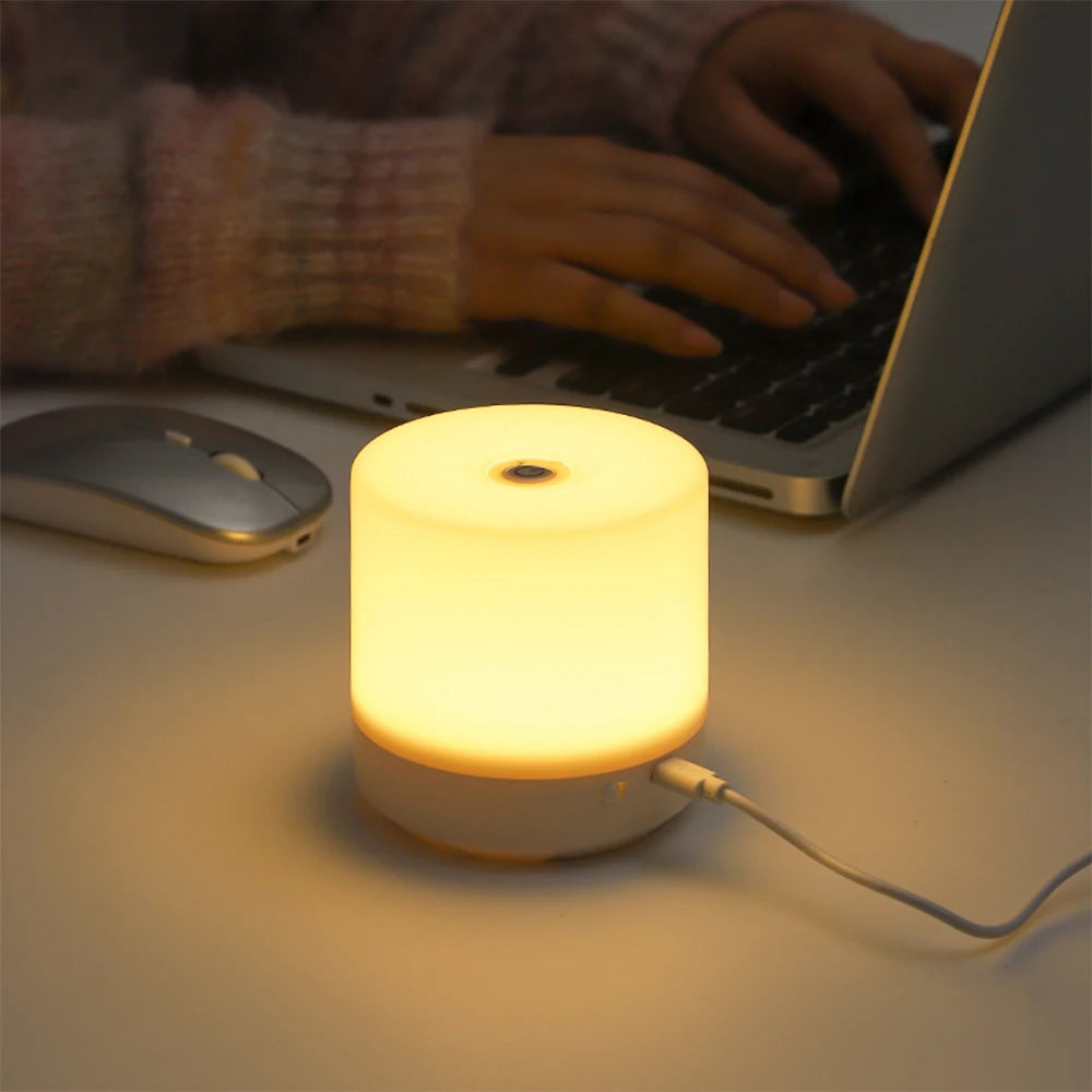 USB Charging Touch Bedside Lamp with Dimming Modes - Smarsty