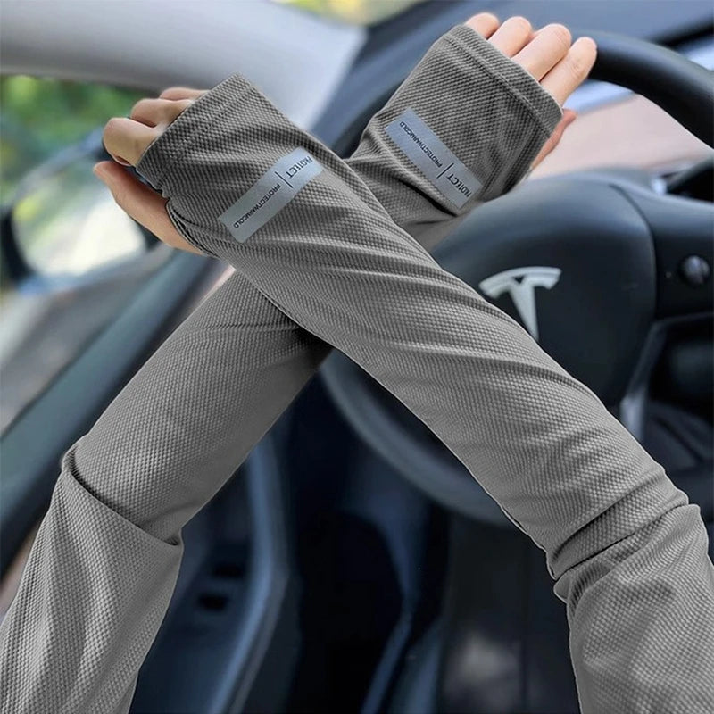 Men's Large UV Protection Ice Sleeves for Summer Outdoor - Smarsty