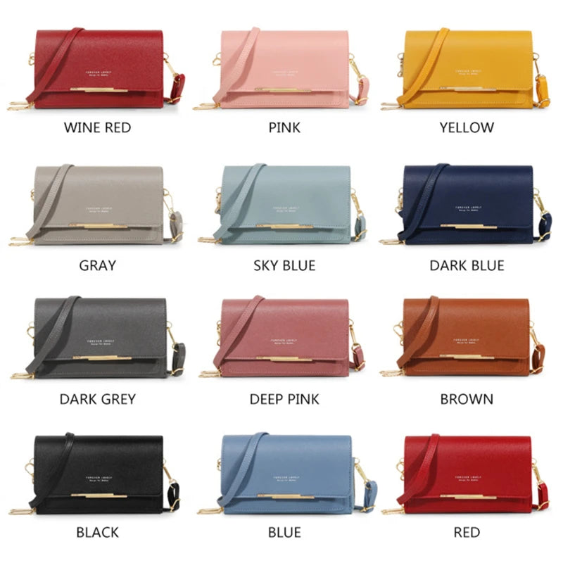 Women's Wallet Korean Handbag Multi Card Large Capacity Casual Shoulder Bag Mobile Phone Packet Fashion New Style - Smarsty