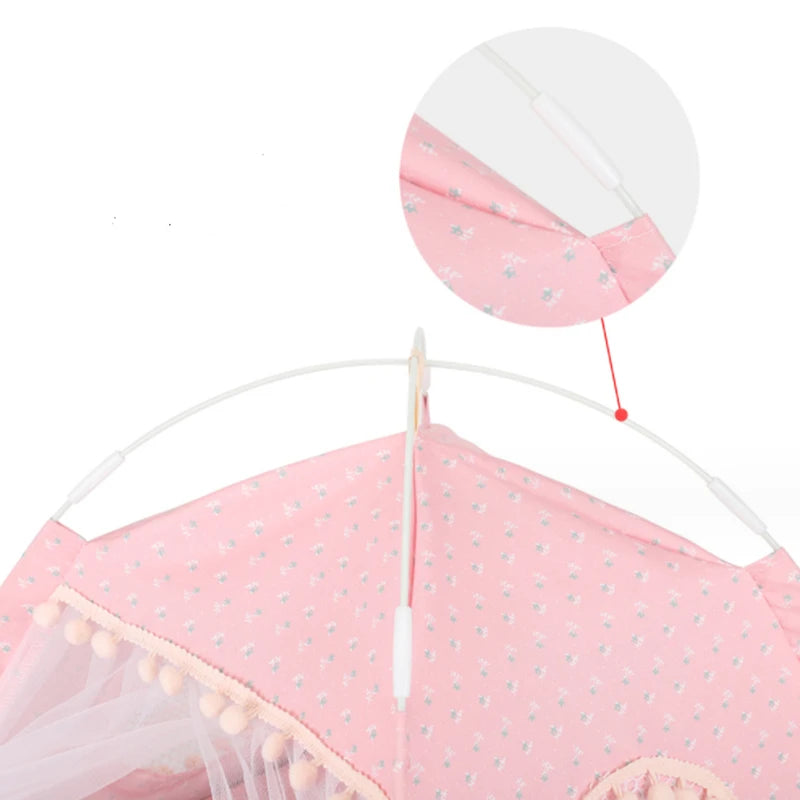 Cute Foldable Cat Bed Tent for Cozy Comfort - Smarsty