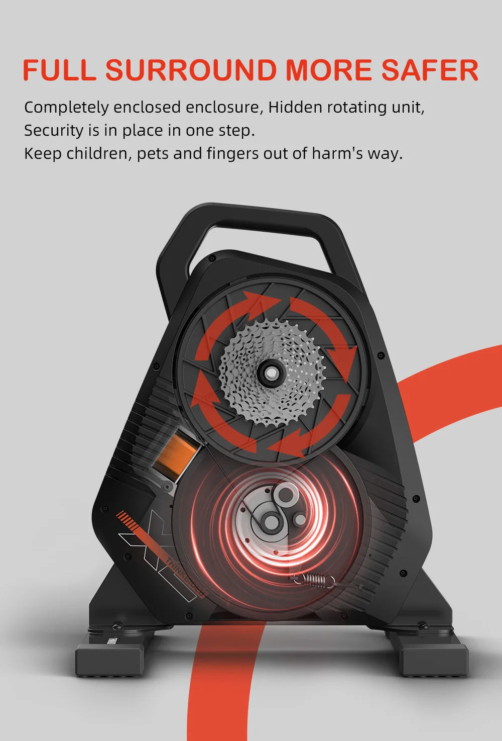 New ThinkRider X2Max Smart Bike Trainer MTB Road Bicycle home trainer Built-in Power Meter power meter Compatible