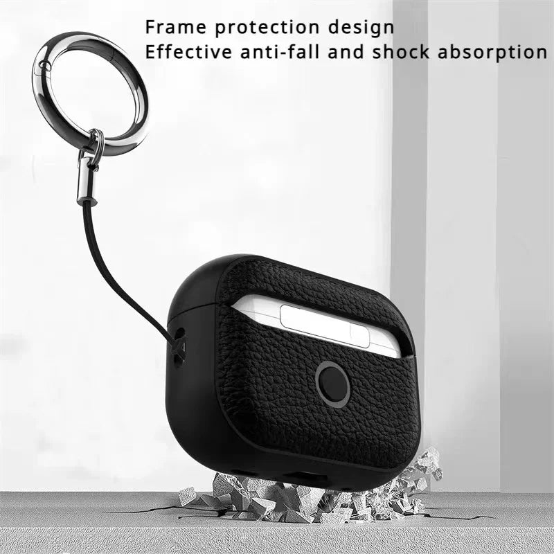 Leather Texture Case For Apple AirPods Pro Protection - Smarsty