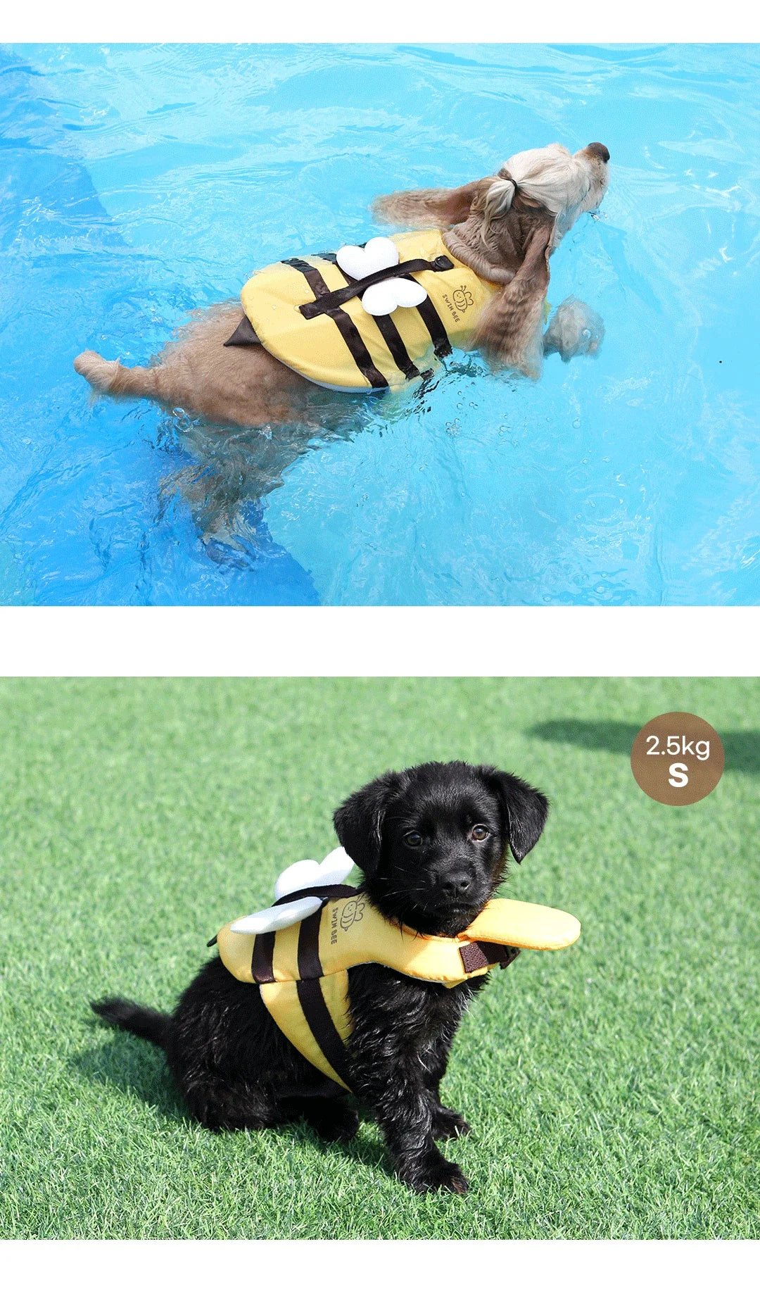 Summer Waterproof Dog Swimsuit Life Jacket for Safety - Smarsty