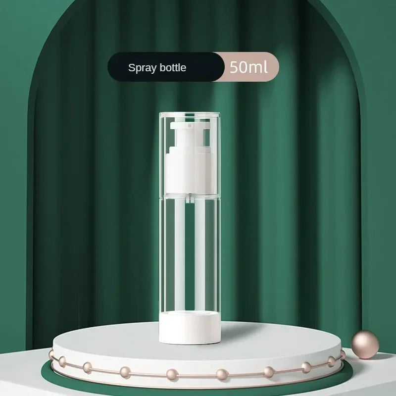 Clear Airless Pump Bottle for Travel Size Creams - Smarsty