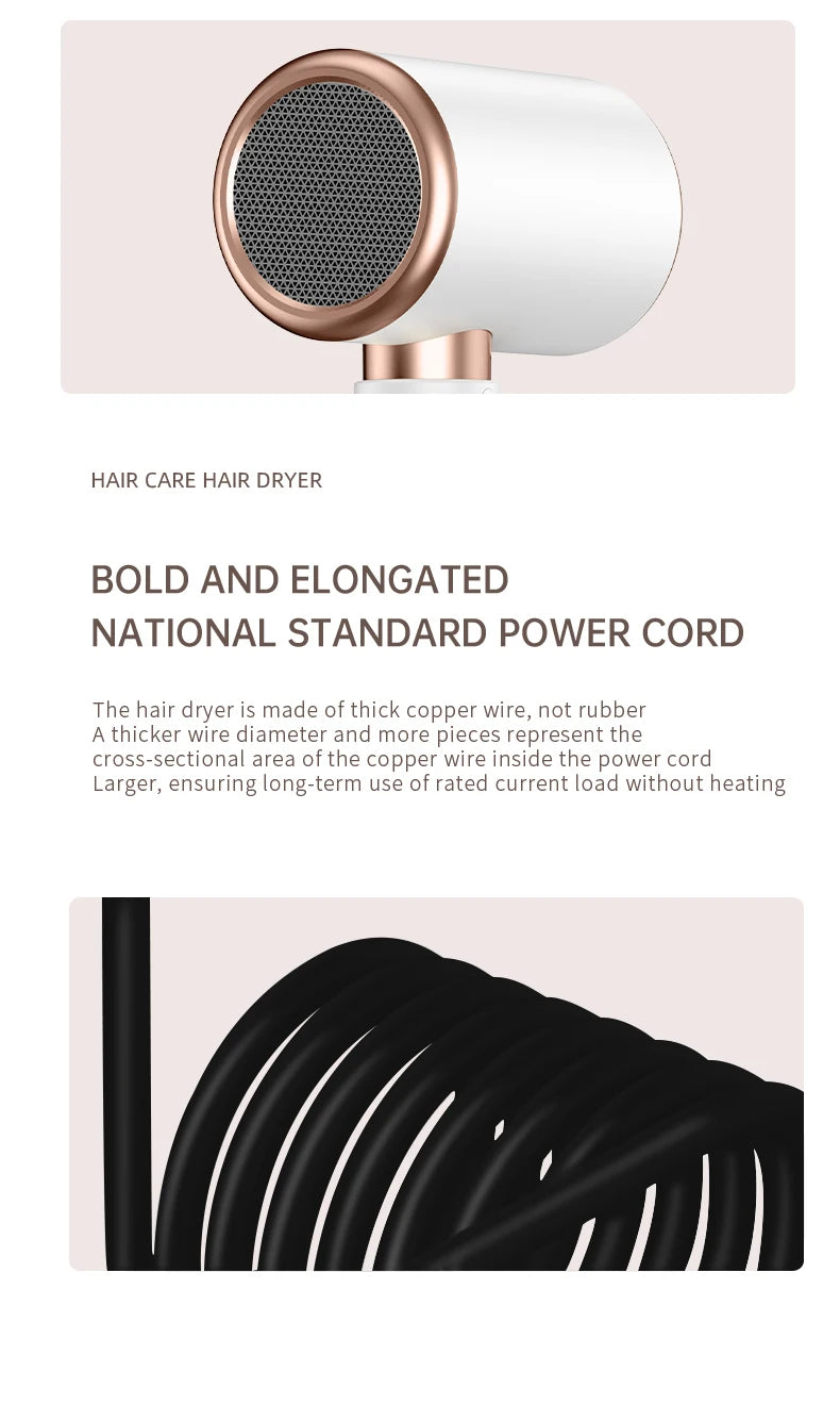 High-Speed Hair Dryer with Low Noise Technology - Smarsty