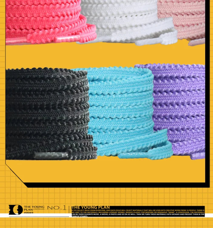 1Pair Shoe Laces New Casual Sneakers tennis Flat Shoelaces Fashion Rope Shoelace for Shoes 120/140/160CM Shoes Accessories - Smarsty