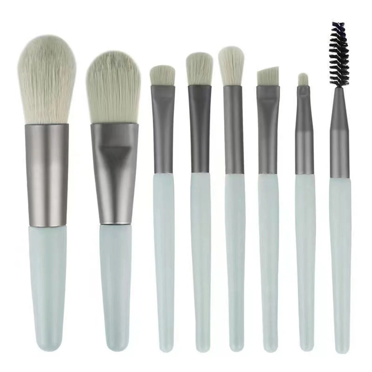 8 Piece Soft Fluffy Makeup Brush Set for Flawless Blending - Smarsty