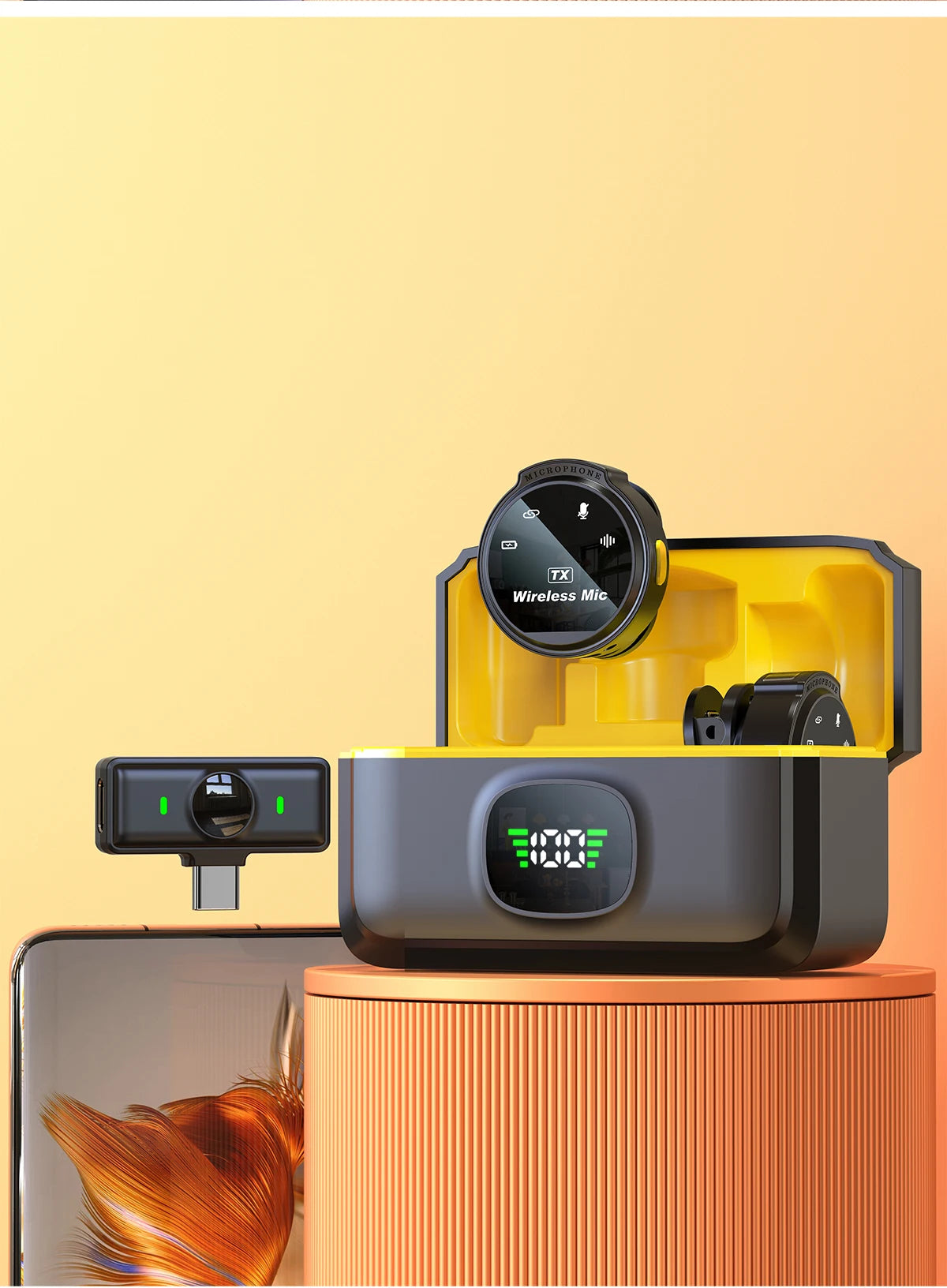 Xiaomi Wireless Lavalier Microphone for Mobile Live Recording - Smarsty