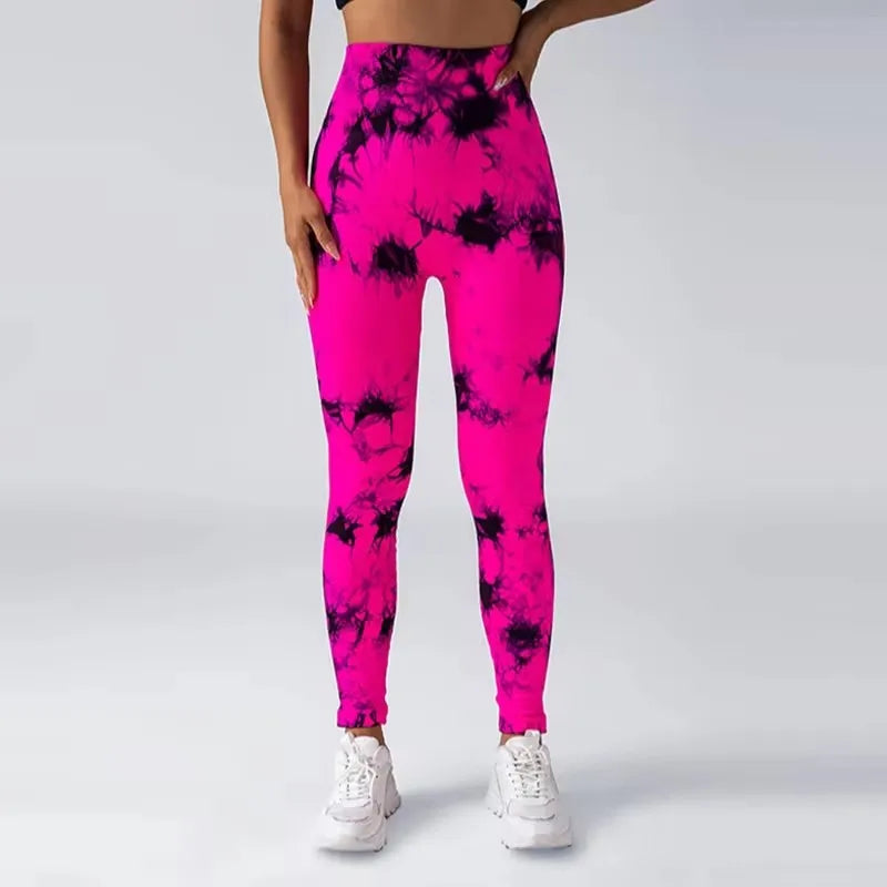 Women Yoga Pants Sport Leggings Seamless High Waist Push Up Woman Tights Fitness Workout Leggins Gym Clothing - Smarsty