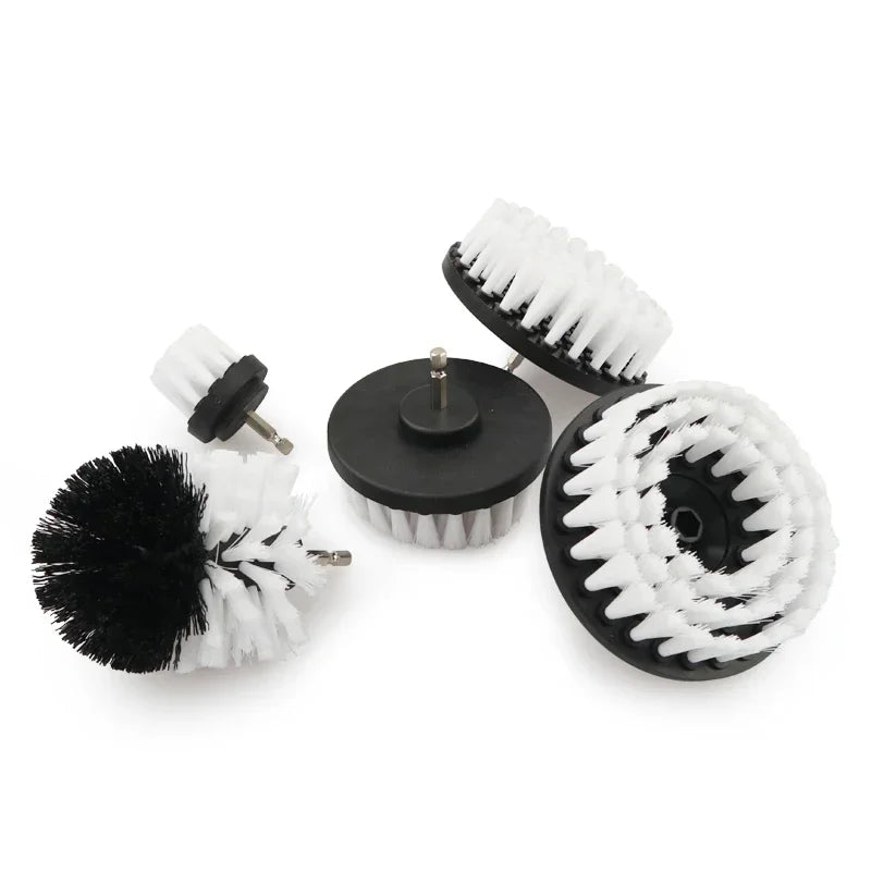 Multiple Size Drill Brush Attachment Set With Extender - Smarsty
