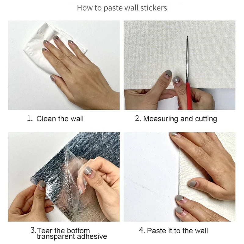 Thick Waterproof 3D Foam Wall Stickers for Home Decor - Smarsty