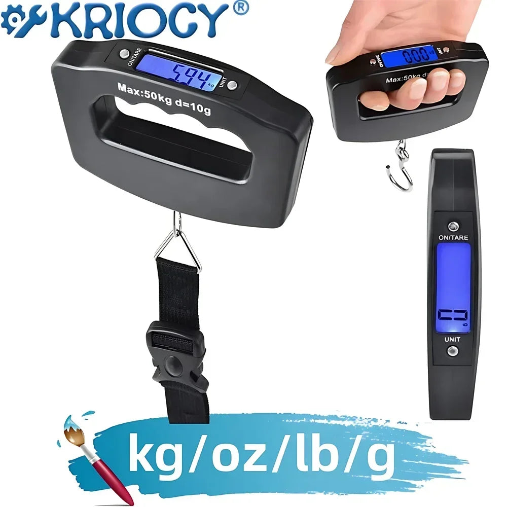 Digital Luggage Scale with Backlit Display for Travel - Smarsty