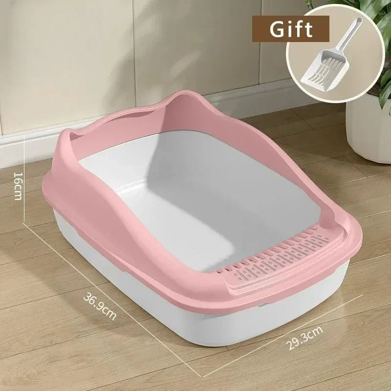 Small Cat Litter Box with Anti-Splash Design - Smarsty