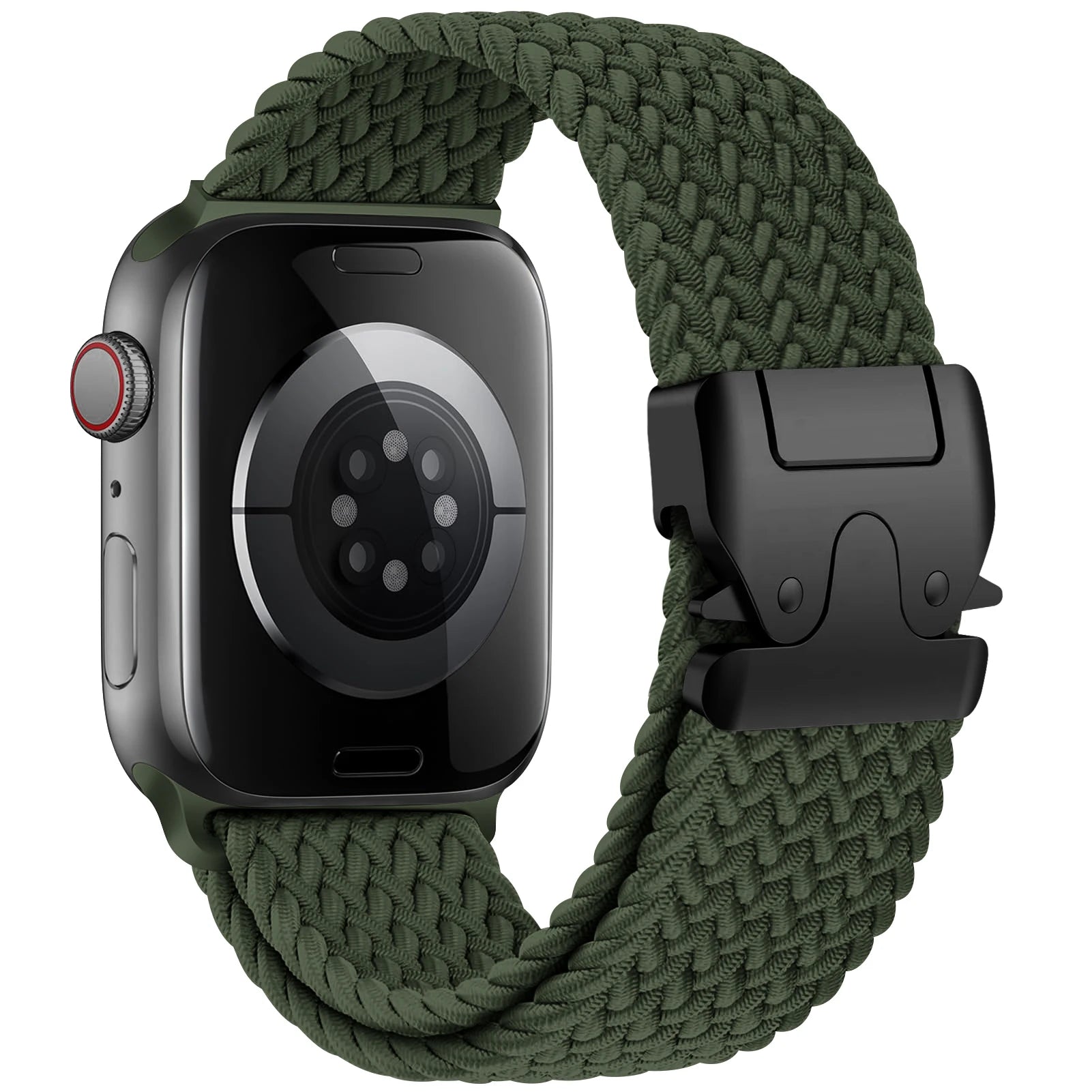 Parachute Straps for Apple watch 10 Band 46mm 42mm 45mm Ultra 49mm 44mm 41mm Braided bracelet correa iWatch Series 9 8 SE 5 6 7 - Smarsty
