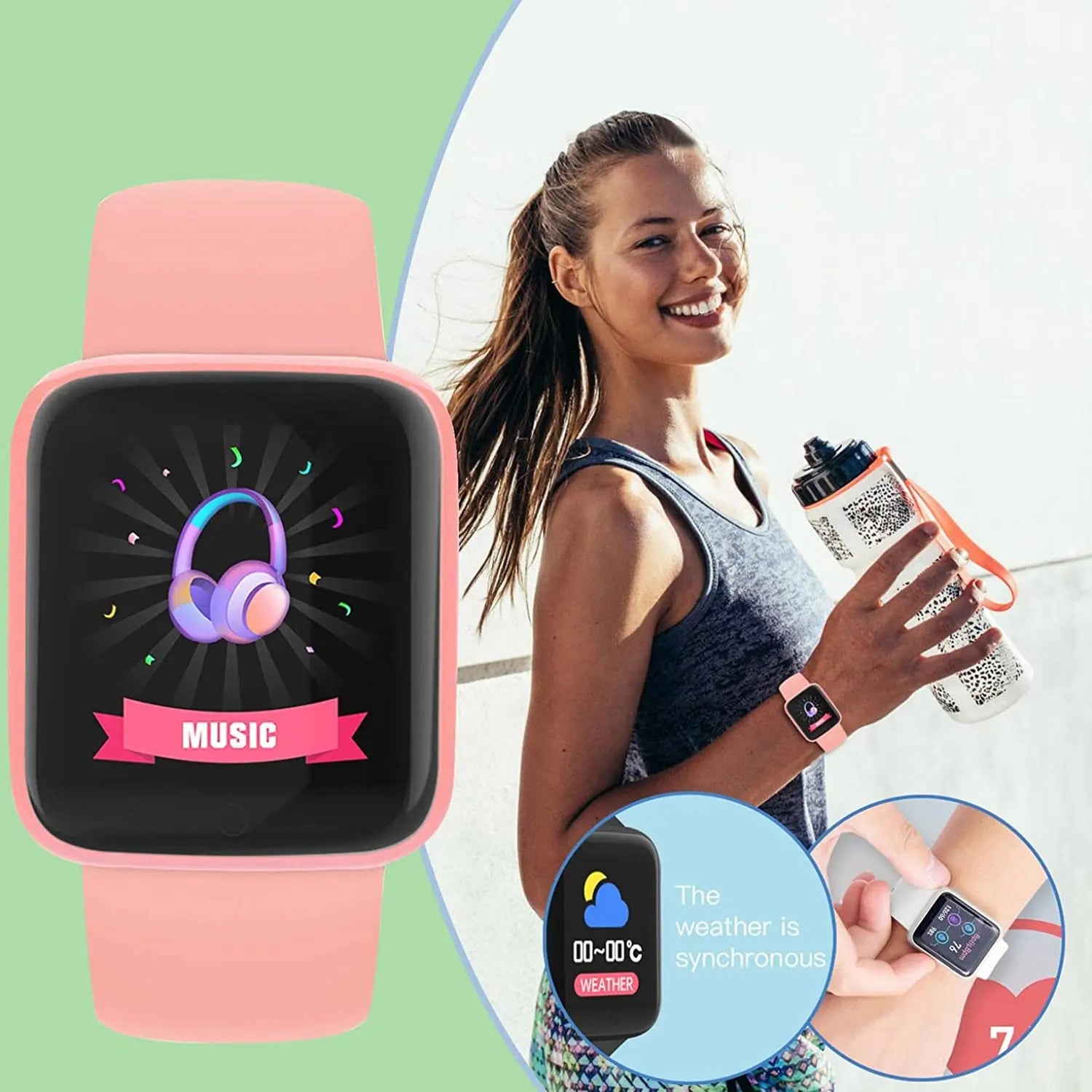 Multifunctional Bluetooth Smart Watch for Fitness Tracking - Smarsty