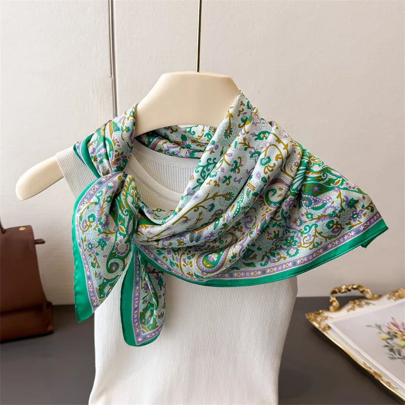 Luxury Silk Horse Print Scarf for Women - Smarsty