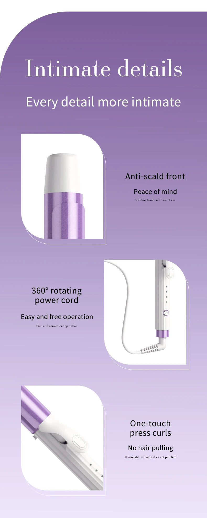 Large Volume Hair Curler with Negative Ion Technology - Smarsty