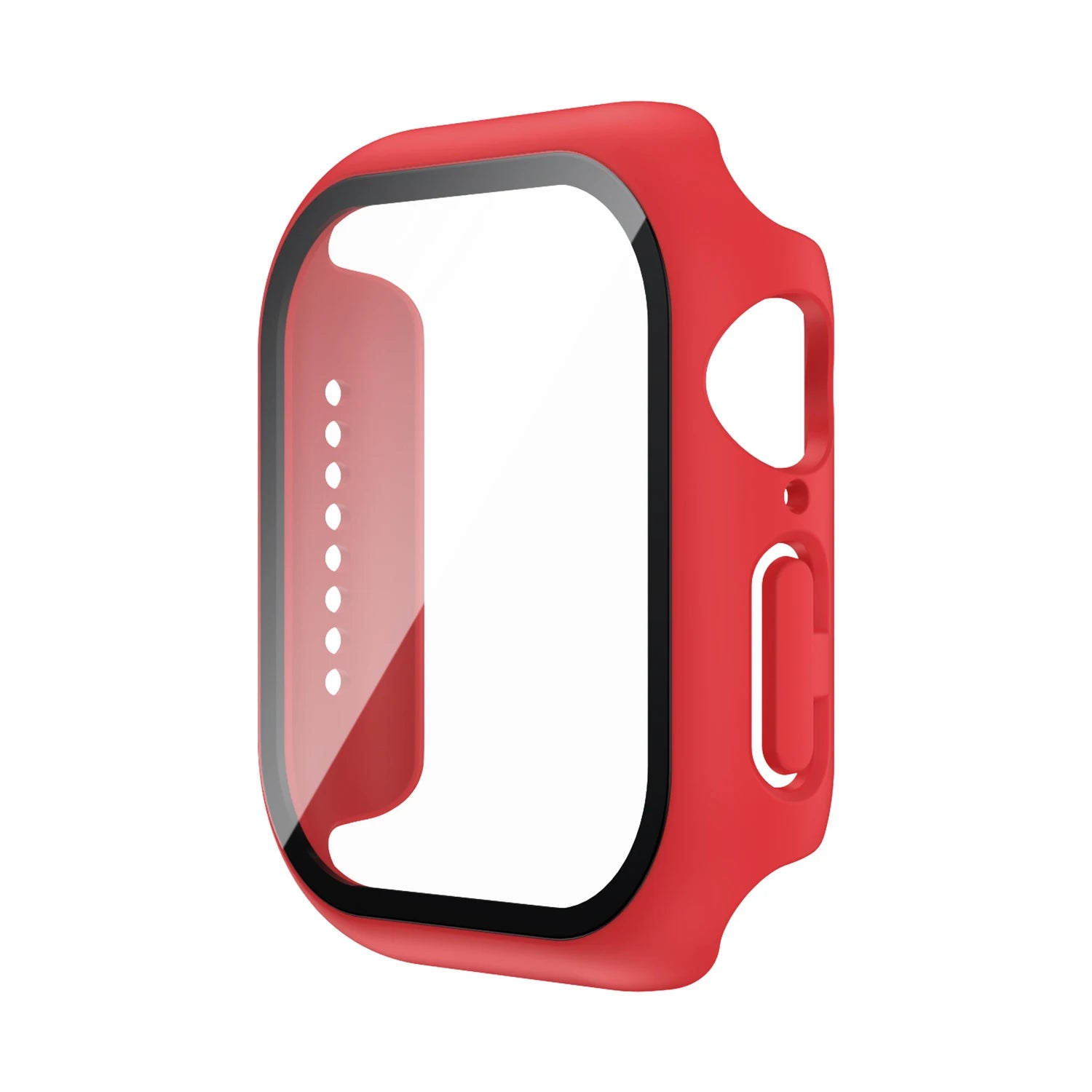 Tempered Glass+Case For Apple Watch 38mm 40mm 41mm 42mm 44mm 45mm 46mm Screen Protector Protective Cover iWatch 10 8 7 9 6 SE 5 - Smarsty